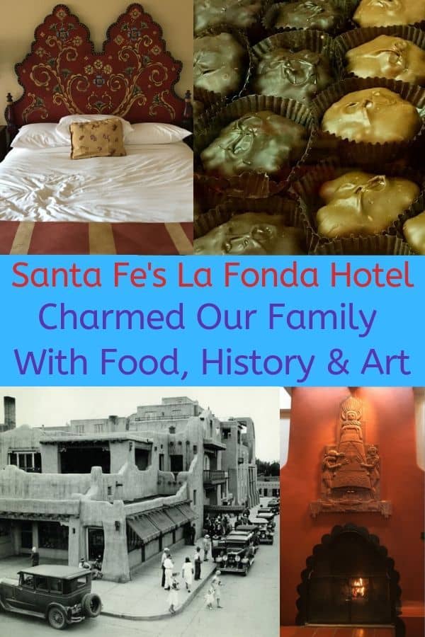 La fonda on the plaza in santa fe is a charming historic hotel in the center of old town with a pool and a great restaurant. It's a surprisingly perfect fit for families.