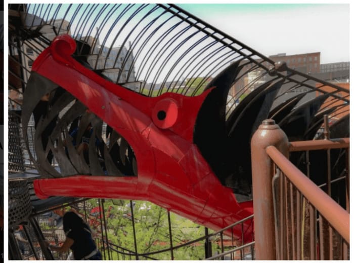 St. Louis's City Museum is a top childrens museum because of its whimsical play spaces made from reused materials.