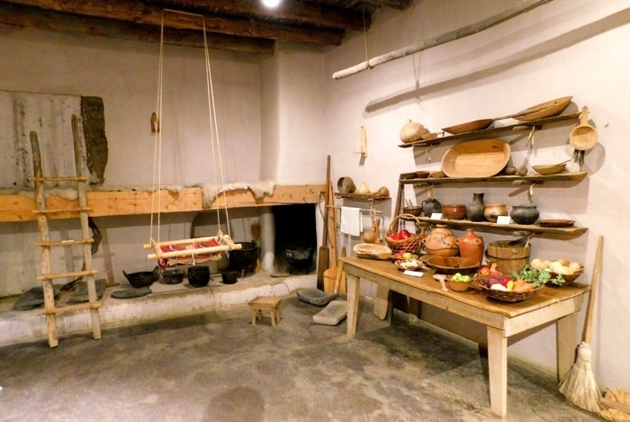 The kitchen at the hacienda martinez