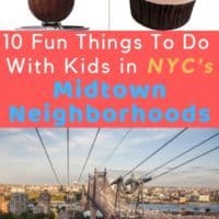 Midtown manhattan is the ideal base for seeing some on nyc's bucket list attractions and its hidden gems with kids. #nyc #midtown #sightseeing #ideas #kids #teens #thingstodo #vacation
