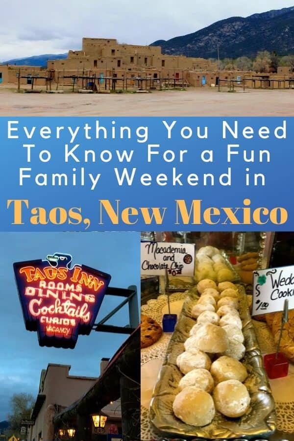 Have an adventure with your kids in taos, new mexico. We tell you where to stay, eat, explore native american history and find the secret hot springs. #taos #nm #hotels #restaurants #hotsprings #thingstodo #kids #roadtrip #southwest
