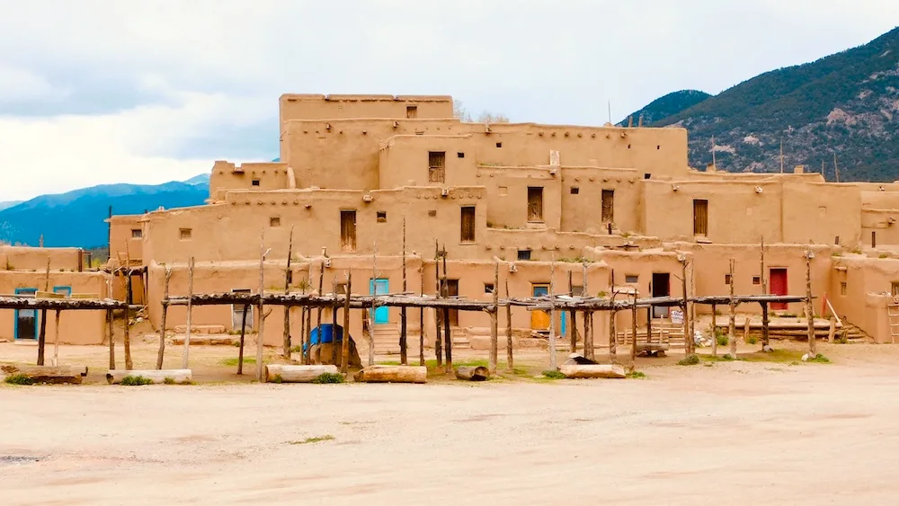 Taos pueblo is home to a living native american community. Members give tours and sell authentic food and artisan goods.