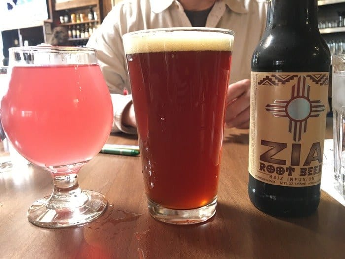 Beverages for all ages at taos mesa brewing