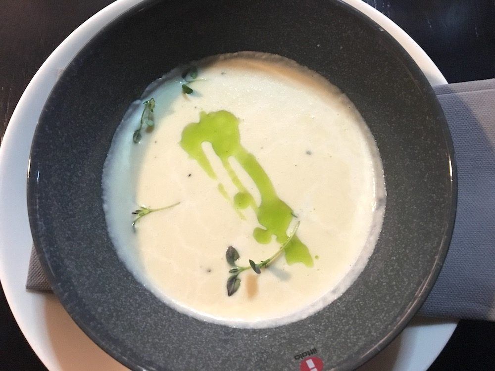 jerusalem artichoke soup in rovaniemi