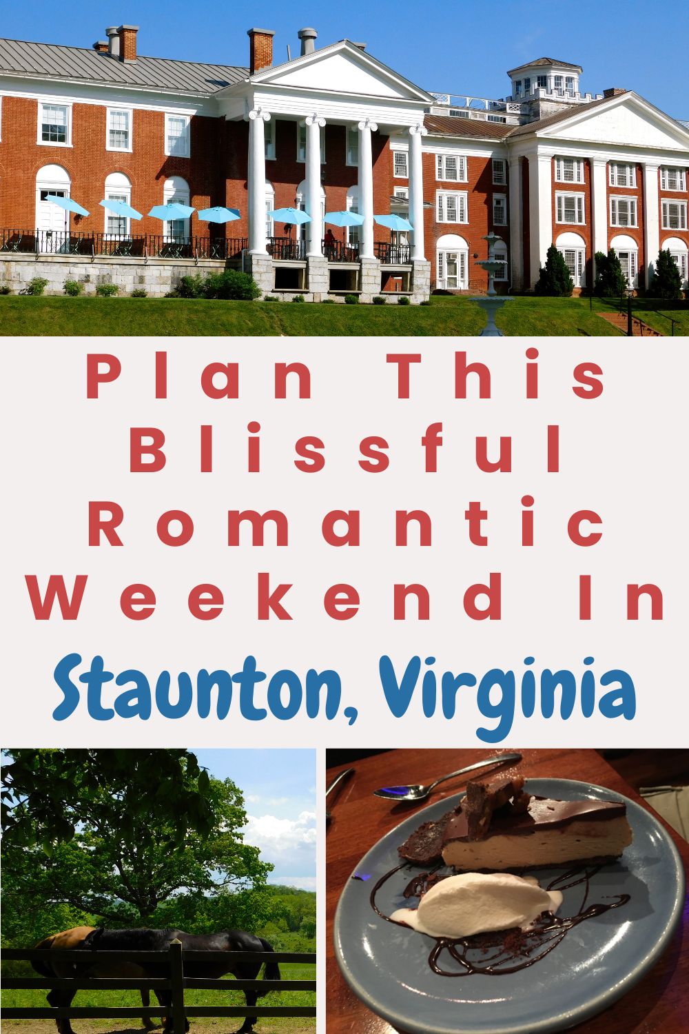 Head to staunton virginia for a couple's spring or fall weekend getaway. Here are the restaurants and things to do in and outside of town that you can't miss, plus 3 cool hotels.
