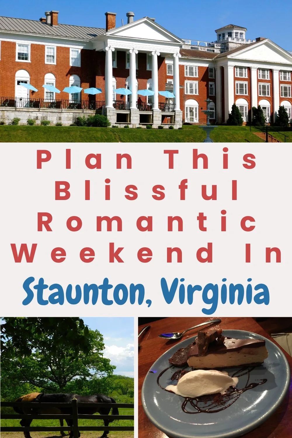 Head to staunton virginia for a couple's spring or fall weekend getaway. Here are the restaurants and things to do in and outside of town that you can't miss, plus 3 cool hotels.