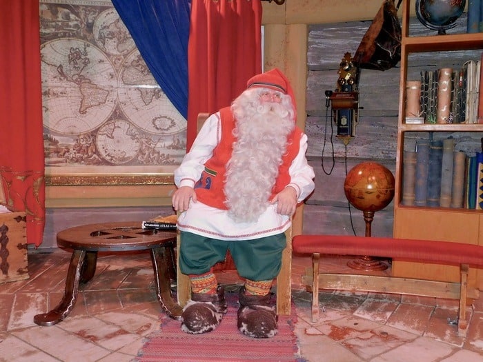 it's easy to believe lapland's santa is the real one. 