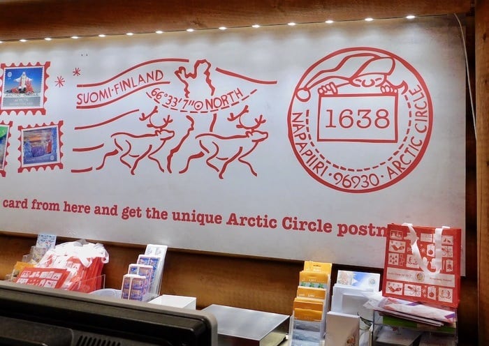 Santa's post office in lapland