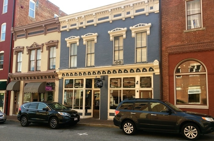 One of staunton va's charming and colorful streets