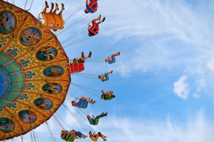 Spend your amusement park day on these swings, not on lines.