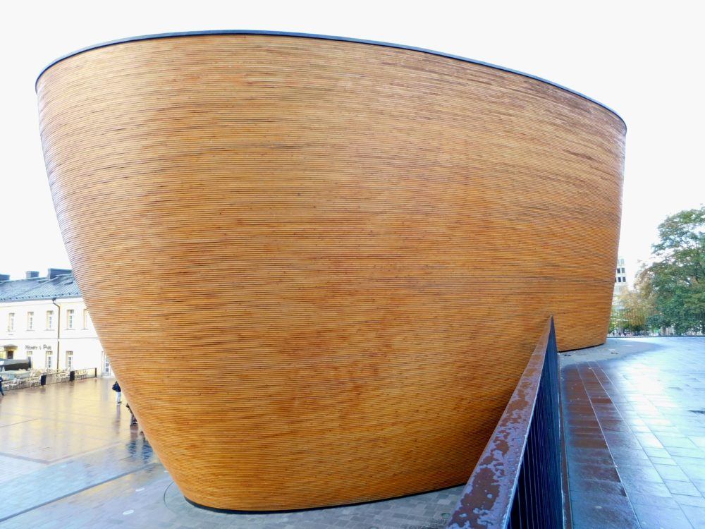 Helsinki's prow-like church of silence.