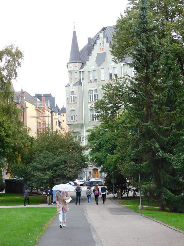 Katajanokka's fairy tale architecture.