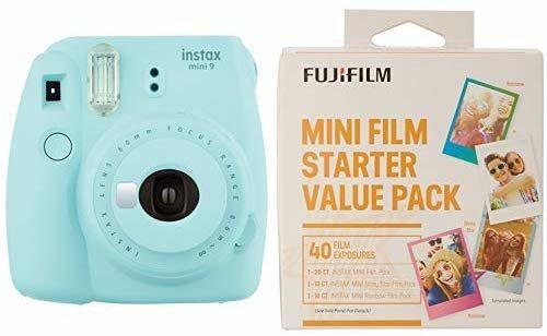 The brightly colored fuji instax instant camera is the must-have retro gadget for middle schoolers.