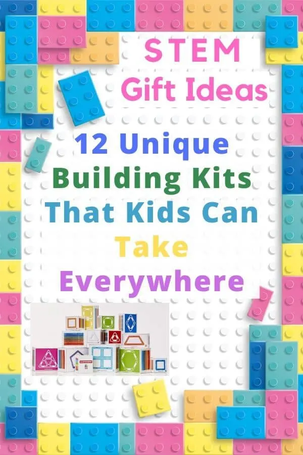 for your stem-loving kid, here are 12 creative and unique building sets they can use anywhere and everywhere. #stem #gifts #inspiration #blocks #tiles #cubes #magnetic #building #kids