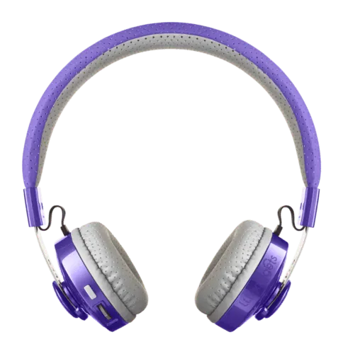 Gift Guide: Tech Your Kids &Amp; Teens Will Take Everywhere They Go blue tooth headphones from lil gadgets come inb bright colors, sized for kids ' heads.