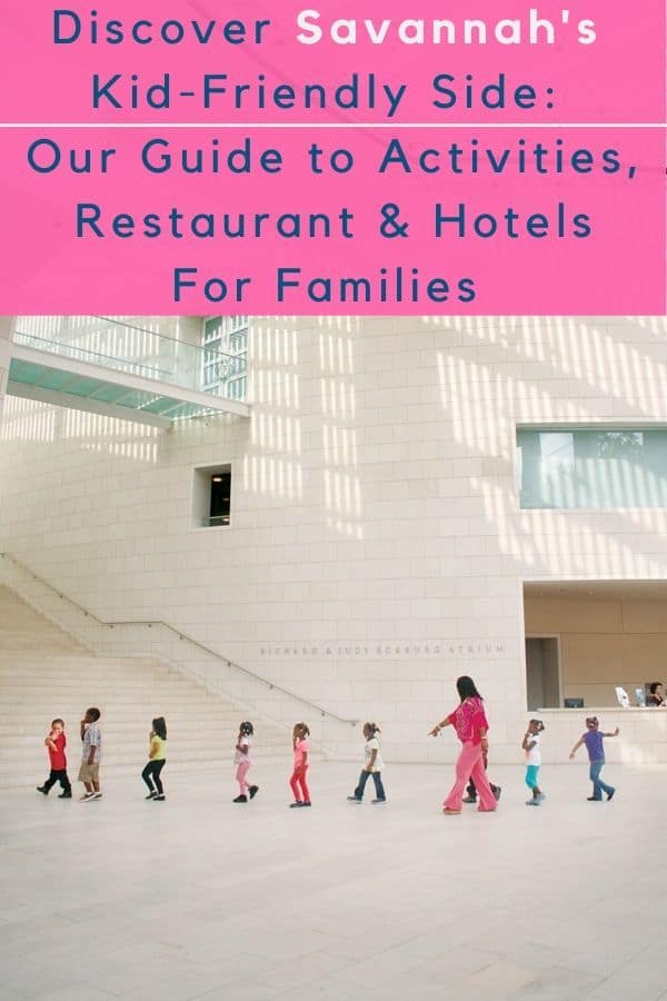Discover savannah's kid-friendly side with our guide to its family friendly attractions, restaurants and hotels. #savannah #georgia #vacation #tips #ideas #weekend #kids #family #thingstodo #food #hotels