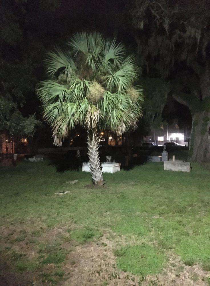 see any ghosts? this florida graveyard is said to be haunted. 