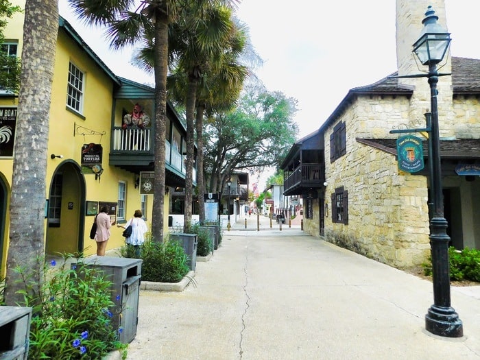 St. Augustine's historic quarter offers a great atmosphere, shopping and restaurants for families.