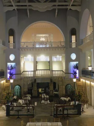 the alcazar's swimming pool is now the lightner museum's cafe.