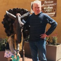 a burro is just one example of Santa Fe's kid friendly public art