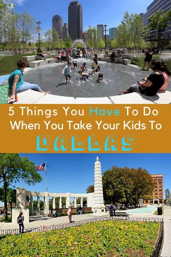 Tips for visiting dallas's most popular attractions with kids. Klyde warren park, the book depository museum and more. #dallas #texas #thingstodo #kids #vacation #weekend #getaway #jfk #kids