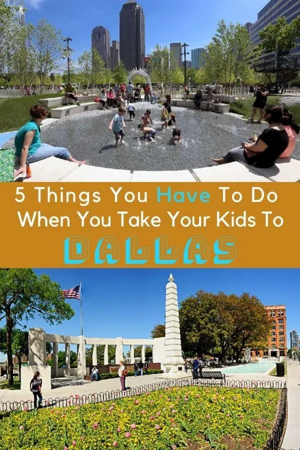tips for visiting dallas's most popular attractions with kids. klyde warren park, the book depository museum and more. #dallas #texas #thingstodo #kids #vacation #weekend #getaway #jfk #kids