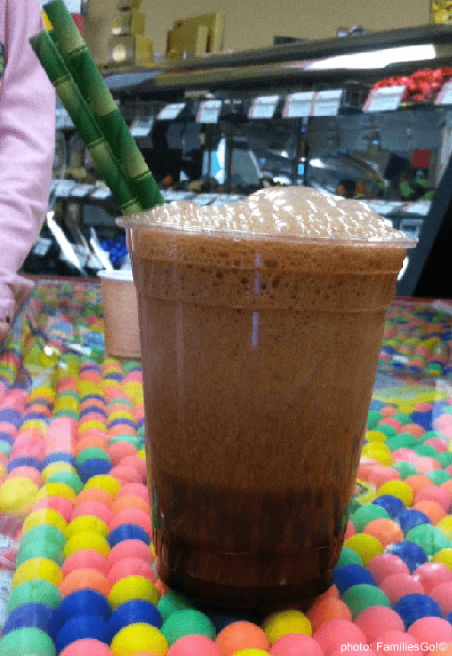 A chocolate egg cream at life's so sweet in ithaca