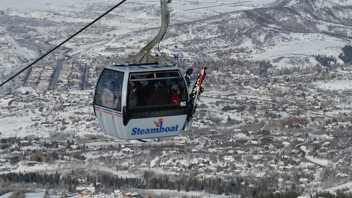 the gondola at steamboat springs provides awesome 360-degree views, even if you don't ski. 