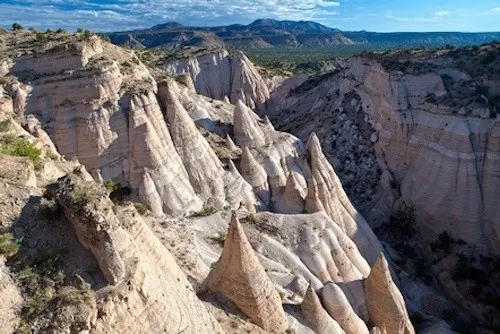 Santa Fe: 3 Days Of Culture, Food &Amp; Fun With Kids Ten rocks national park has distinctive hoodoos capping its mesas.