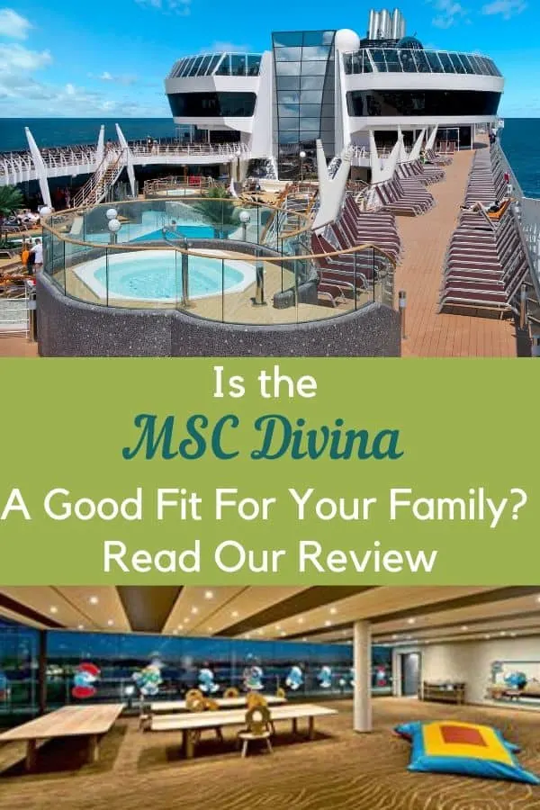 the msc divina has live operas, italian food, several pools and a good kids club. is it a fit for your family? read more to find out. #multi-generationtravel #cruise #vacation #cruiseline #review #msc #travelwithkids