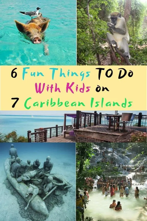 The Best Things To Do With Kids On 7 Caribbean Islands caribbean family vacation inspiration: 6 fun and unique things to do with kids on antigua, barbados, bahamas, grenada, jamaica, st. lucia and turks & caicos. #caribbean #beach #vacation #thingstodo #ideas #inspriation #kids