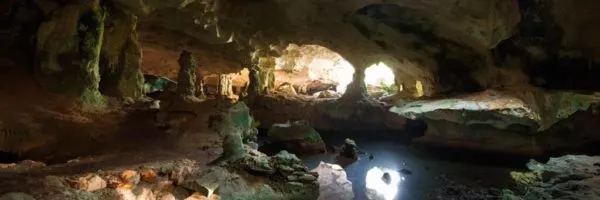 conch bar caves in turks & caicos.