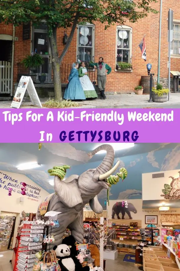 find the kid-friendly side of gettysburg, pennsylvania: texas weiners, an elephant emplorium, small museums and the best of the national park site. #gettysburg #pennsylvania #kids #restaurants #museums #hotels #thingstodo #civilwar #nationalpark