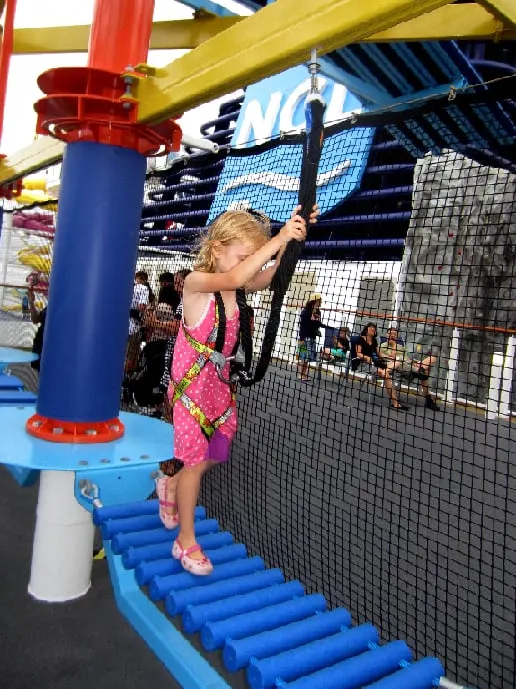 The Complete Scoop On A Norwegian Breakaway Cruise With Kids (Review) Kids rope course