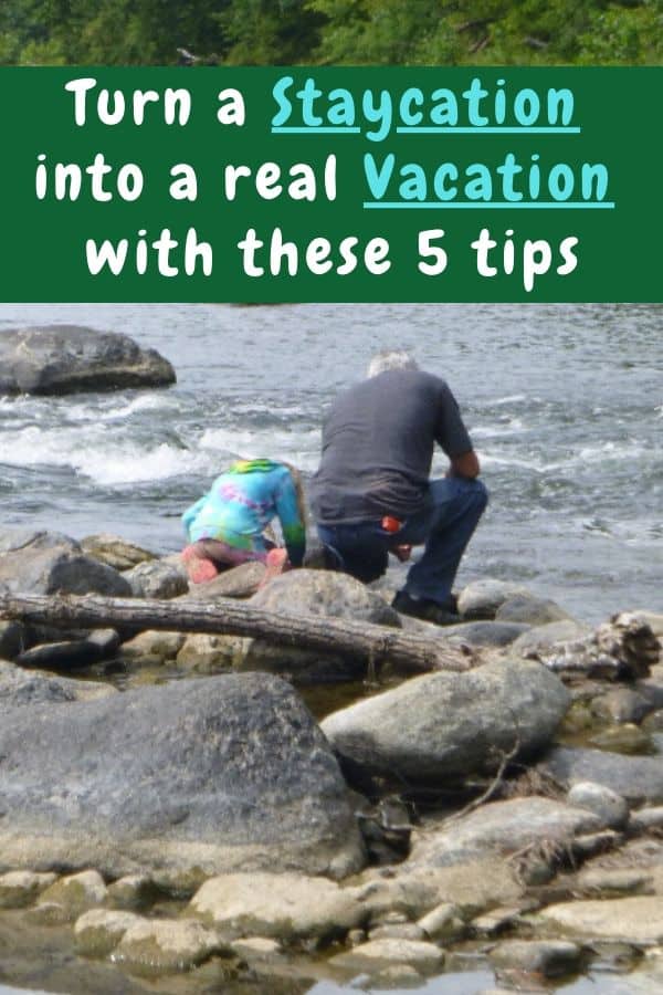 5 tips for relaxing, eating well, having fun and generally making your family staycation vacation feel memorable for the right reasons.