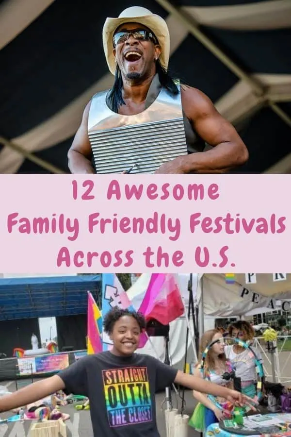 12 festivals across the u.s. that are equally fun for kids and parents. great inspiration for weekend getaways all year long. #festivals #us #travelideas #familyvacations #kidfriendly #weekend #getaway
