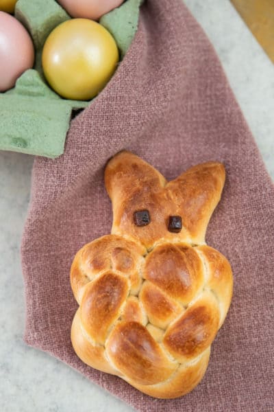 Easter zopf that you'll see in bakeries in switzerland are like rich, sweeter challah breads and come in animal shapes.