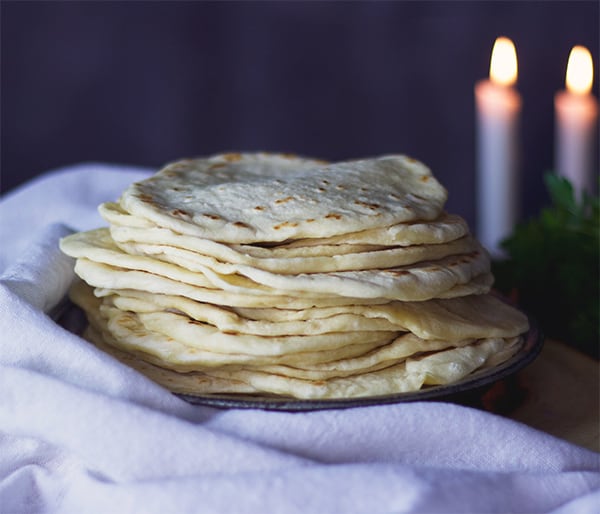 Homemade tortillas are thicker and chewier than store-bought ones.