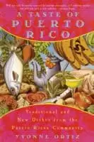 the colorful cover of a taste of puerto rico.