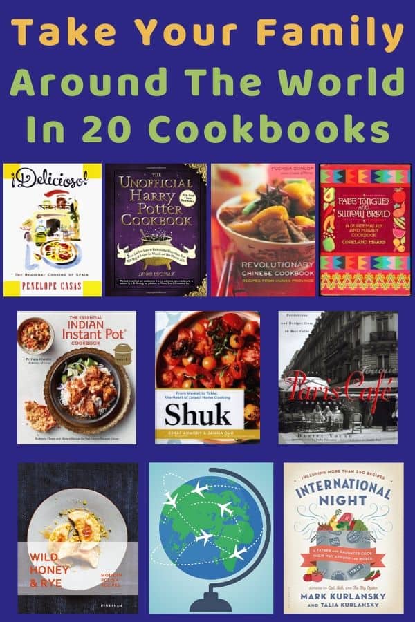 20 cookbooks with ideas, inspiration and easy recipes to cook with your kids. Discover new foods and world cultures over dinner.