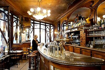 A classic cafe photo from the paris cafe cookbook.
