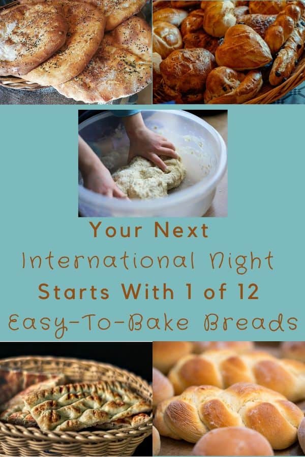 These easy bread recipes will transport your family around the world for a staycation, world schooling or international night adventure. #bread #recipes #international #inspiration #staycation #worldasschool