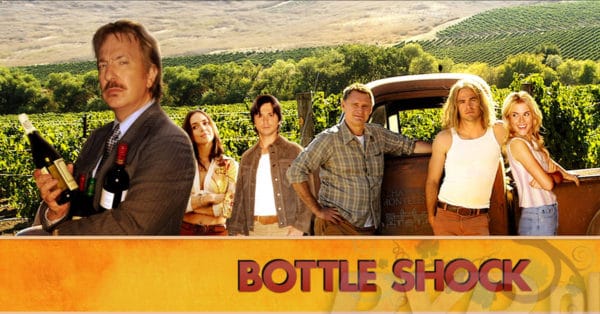 Bottle shock takes viewers to napa valley in the 1970s, when its wine industry was nascent.