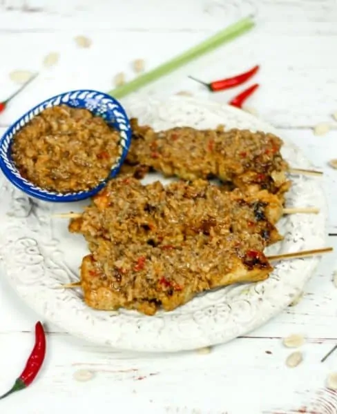 chicken satay from malaysia is adds global flavors everyone likes to your summer grilling 