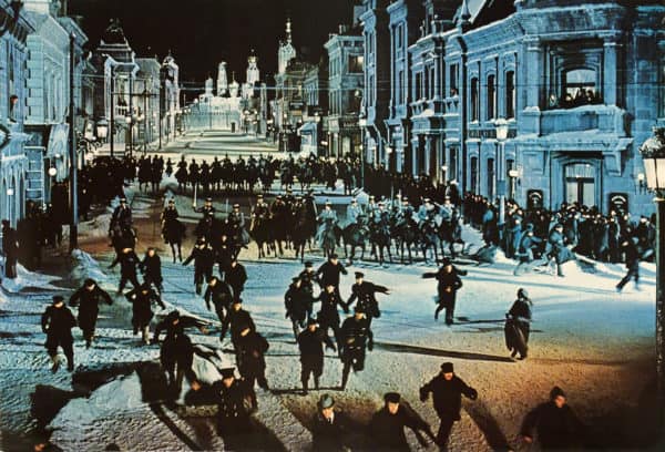dr. zhivago is an epic movie with great setting in moscow and other parts of russia.