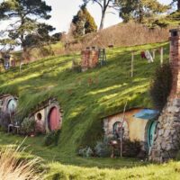 the Shire was built in New Zealand. Visit it by watching the LOTR movies.