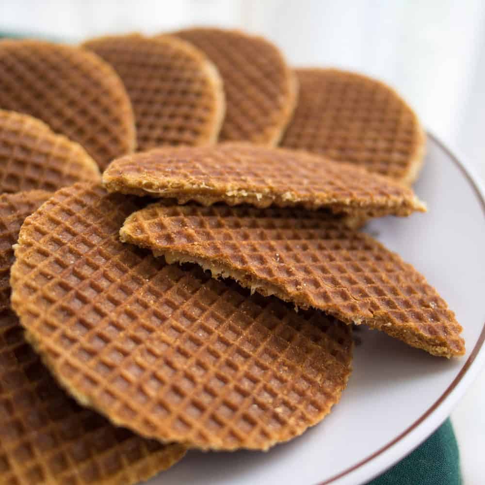 Stroopwafels are a dutch caramel filled cookie