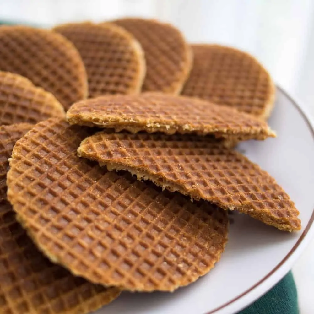 stroopwafels are a dutch caramel filled cookie