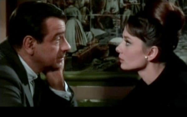 Is audrey hepburn right to trust walter matthau? Everyone is a suspect in charade.