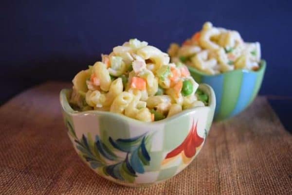 Hawaiian macaroni salad turns any barbecue into a plate lunch.